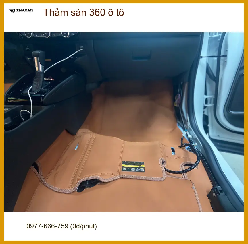 Anh Khôi lắp thảm sàn 360 ô tô cho Mazda 3 Quận Thủ Đức tiện vệ sinh. ảnh thực tế 5