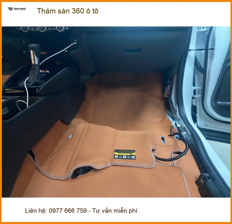 Anh Minh đặt thảm sàn 360 ô tô cho Honda CRV Quận Tân Bình sạch sẽ, bền bỉ ảnh thực tế 3