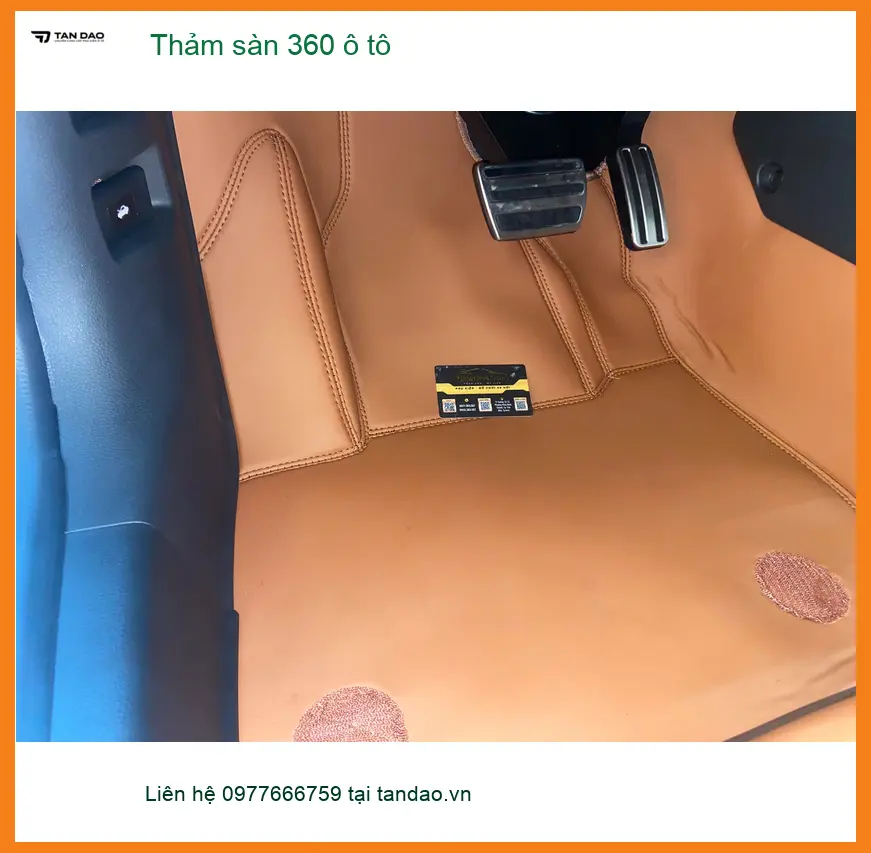 Anh Minh đặt thảm sàn 360 ô tô cho Honda CRV Quận Tân Bình sạch sẽ, bền bỉ ảnh thực tế 4