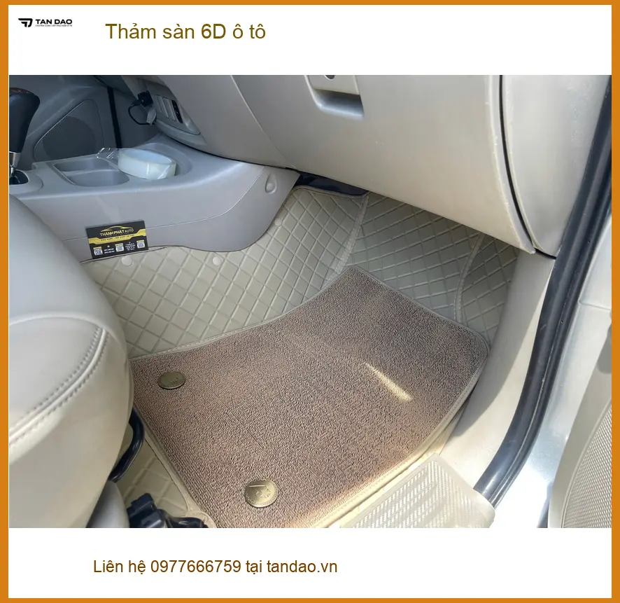 Chị Thảo lắp thảm sàn 6D ô tô cho Kia K3 ở Quận Bình Tân để nội thất sạch hơn ảnh thực tế 5