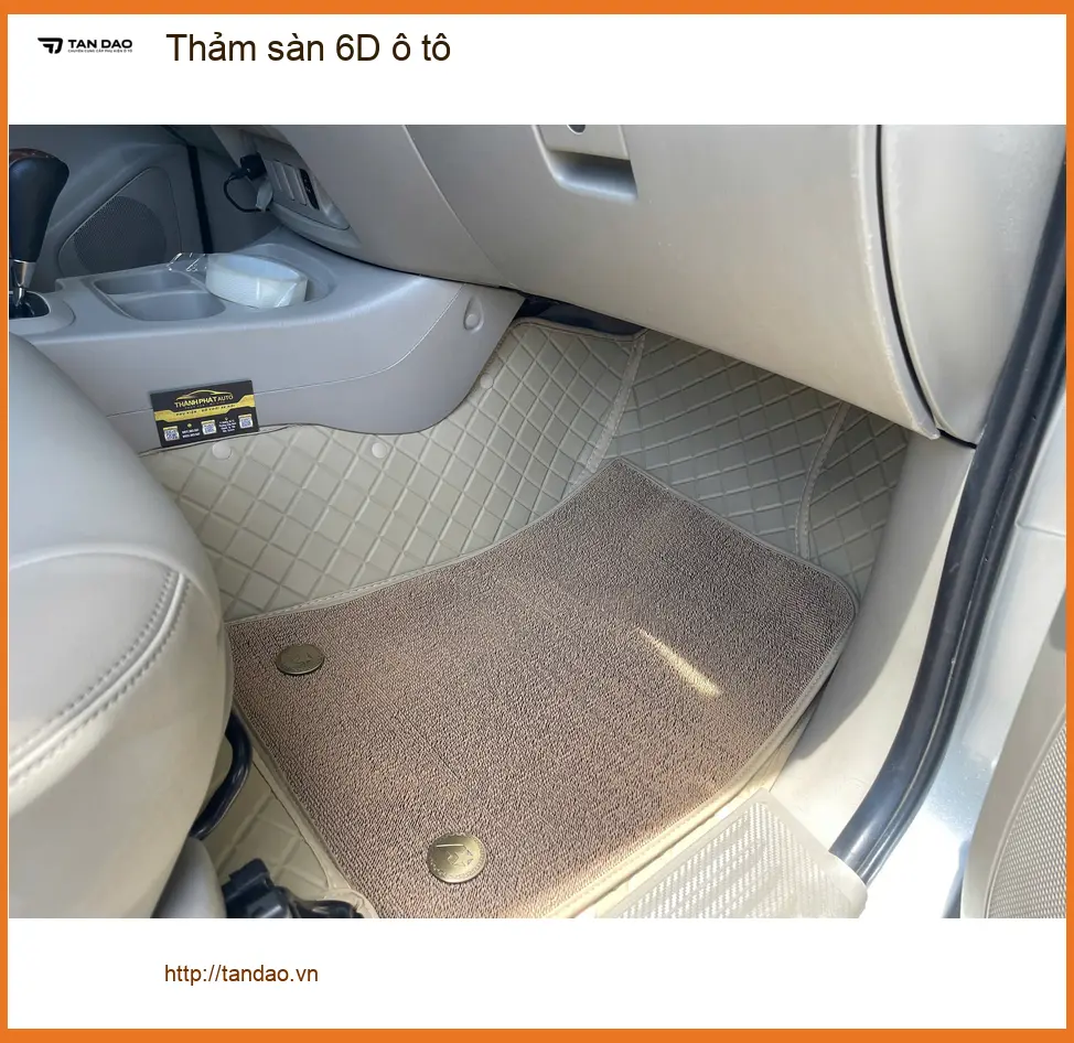 Chị Hương Giang lắp thảm sàn 6D ô tô Hyundai Creta tại Quận 11 ảnh thực tế 5