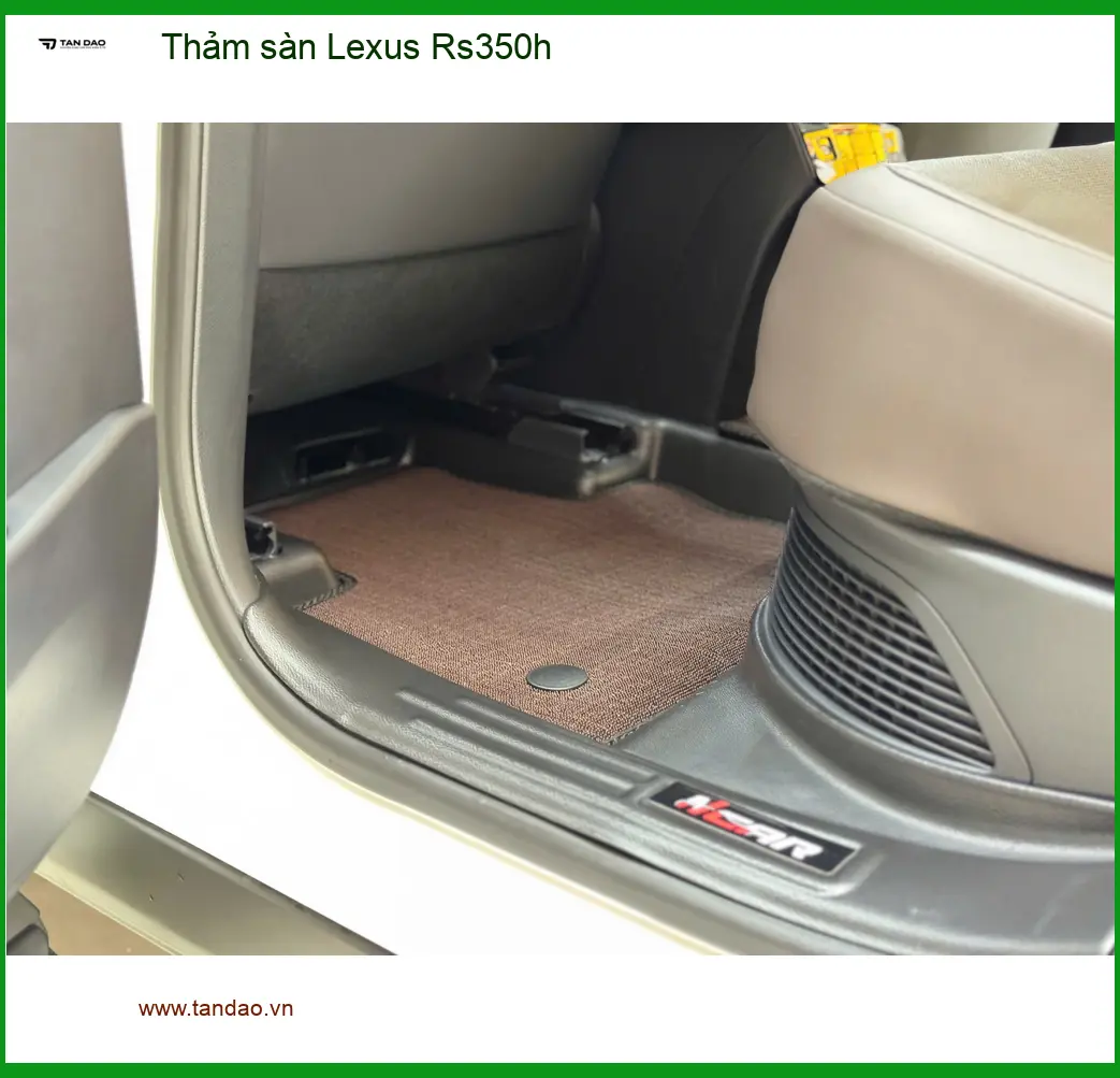 Anh Khang thay thảm sàn Lexus Rs350h tại Quận Thủ Đức để giữ nội thất luôn sạch đẹp ảnh thực tế 2