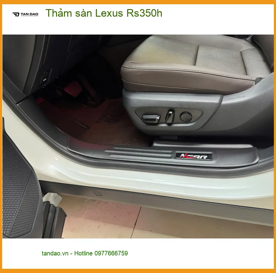 Anh Khải lắp thảm sàn Lexus RS350h chính hãng tại Quận 10 để nội thất luôn sạch đẹp ảnh thực tế 2