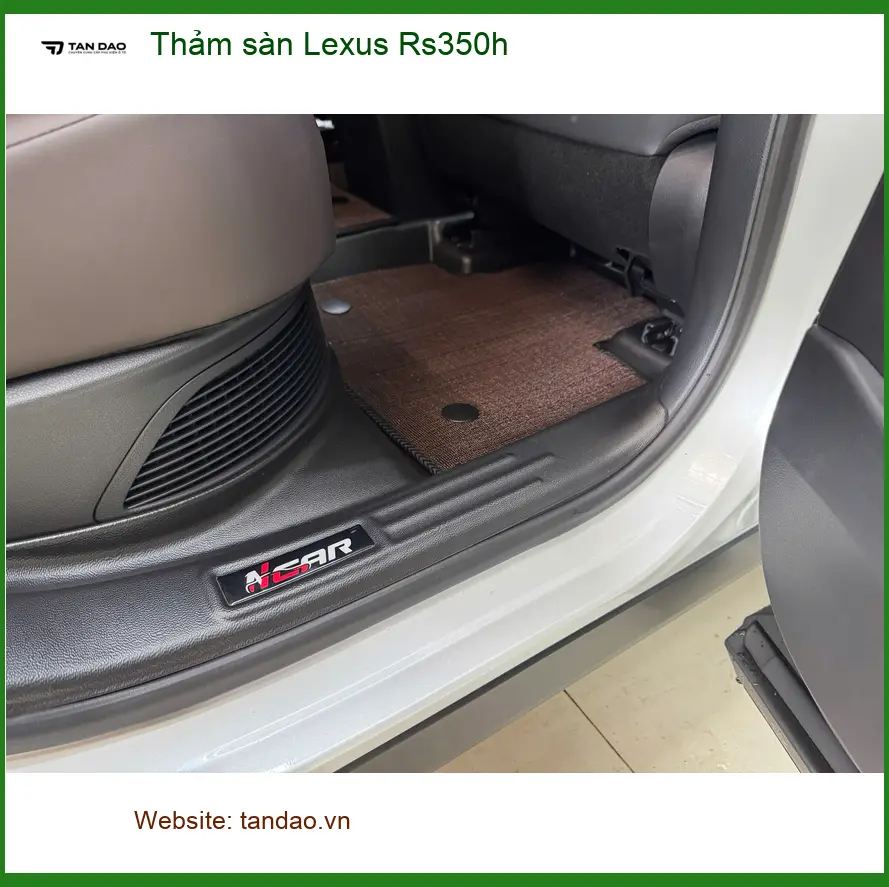 Anh Khải lắp thảm sàn Lexus RS350h chính hãng tại Quận 10 để nội thất luôn sạch đẹp ảnh thực tế 4