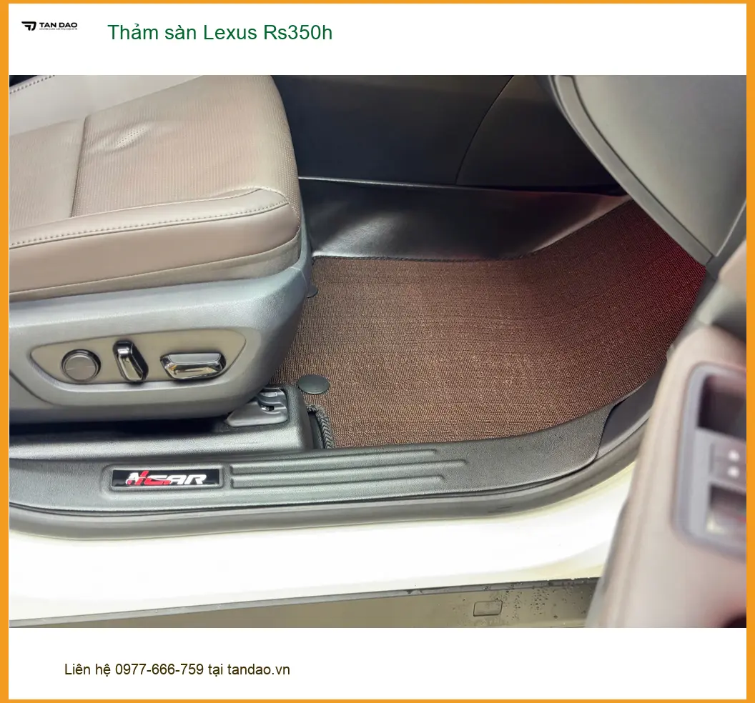 Anh Khôi thay thảm sàn Lexus Rs350h tại Quận 5 để nội thất luôn sạch sẽ ảnh thực tế 2