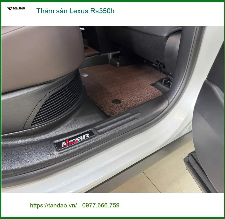 Anh Khải lắp thảm sàn Lexus Rs350h Quận 1 để cabin luôn sạch sẽ ảnh thực tế 2
