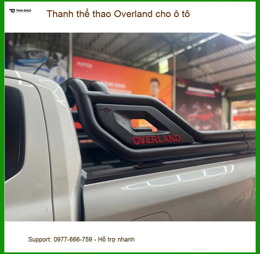 Chị Thảo lắp Thanh thể thao Overland cho Ford Ranger tại Quận 9 ảnh thực tế 2