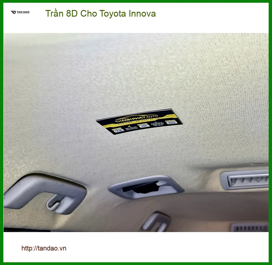 Anh Kiên bọc Trần 8D cho Toyota Innova tại Quận 12 để nâng cấp không gian nội thất ảnh thực tế 2