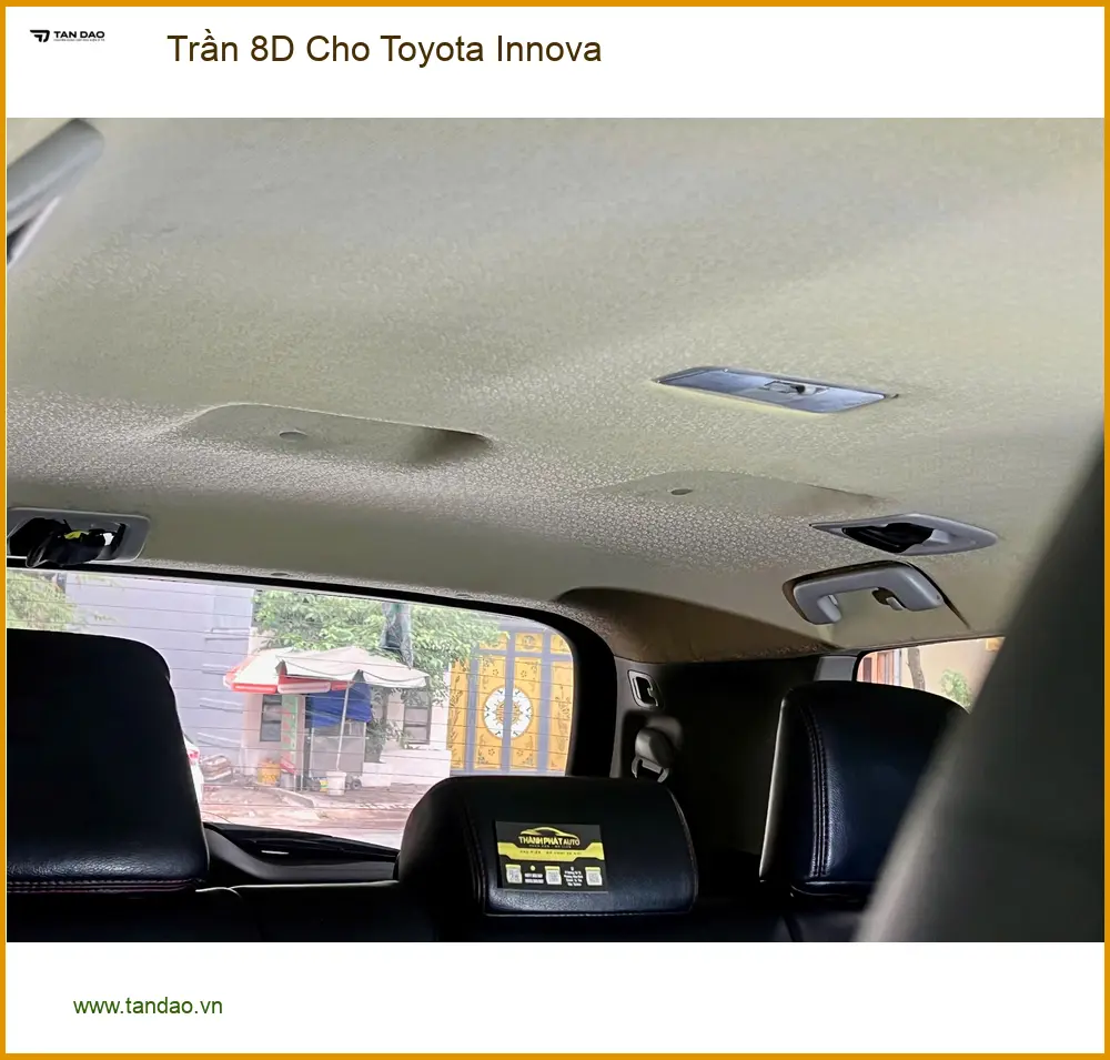 Anh Khang lắp Trần 8D Cho Toyota Innova tại Nhà Bè tăng thẩm mỹ xe ảnh thực tế 2