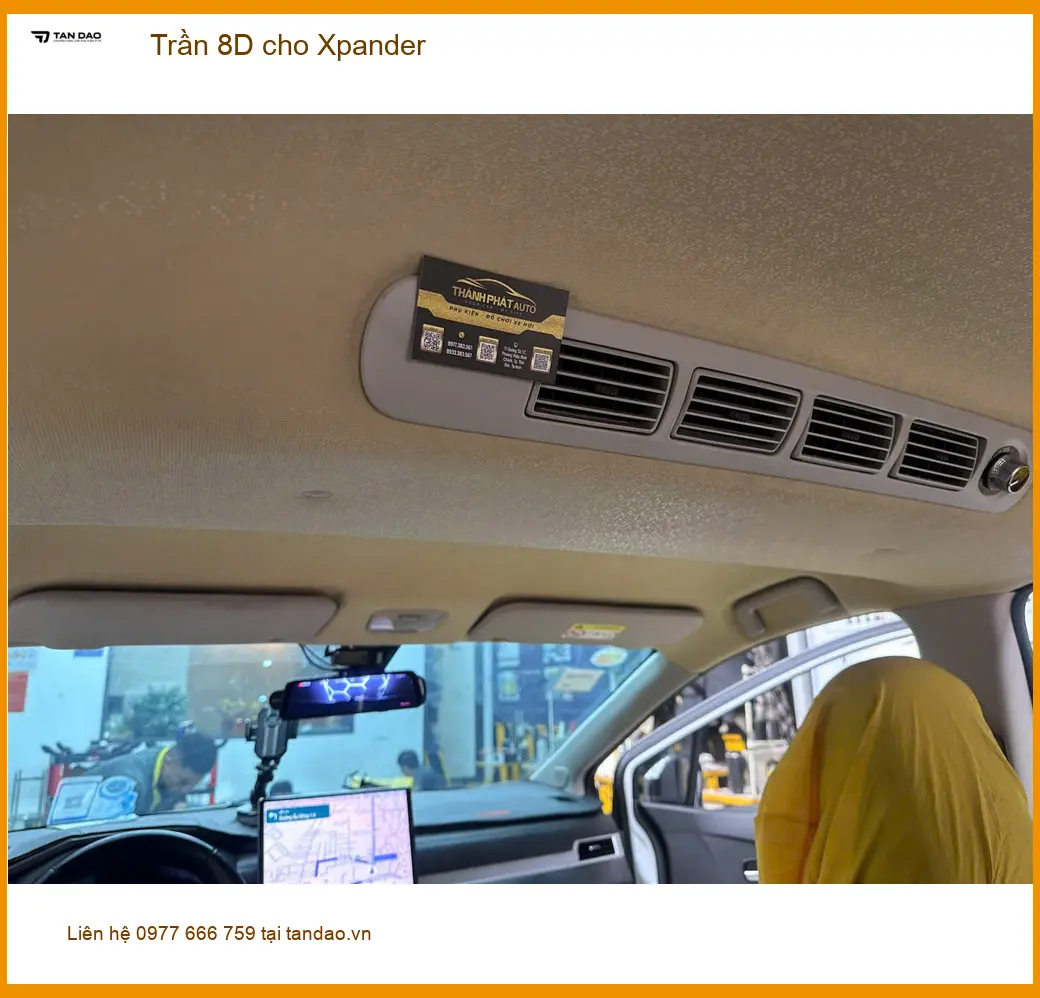 Cô Cúc bọc Trần 8D cho Xpander Quận Huyện Hóc Môn để chống nóng và tăng thẩm mỹ ảnh thực tế 5