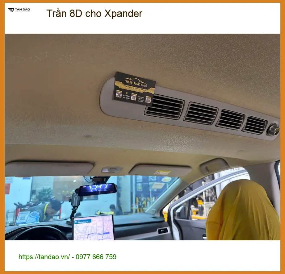 Anh Cường bọc Trần 8D cho Xpander ở Quận 2 để nội thất sang trọng hơn