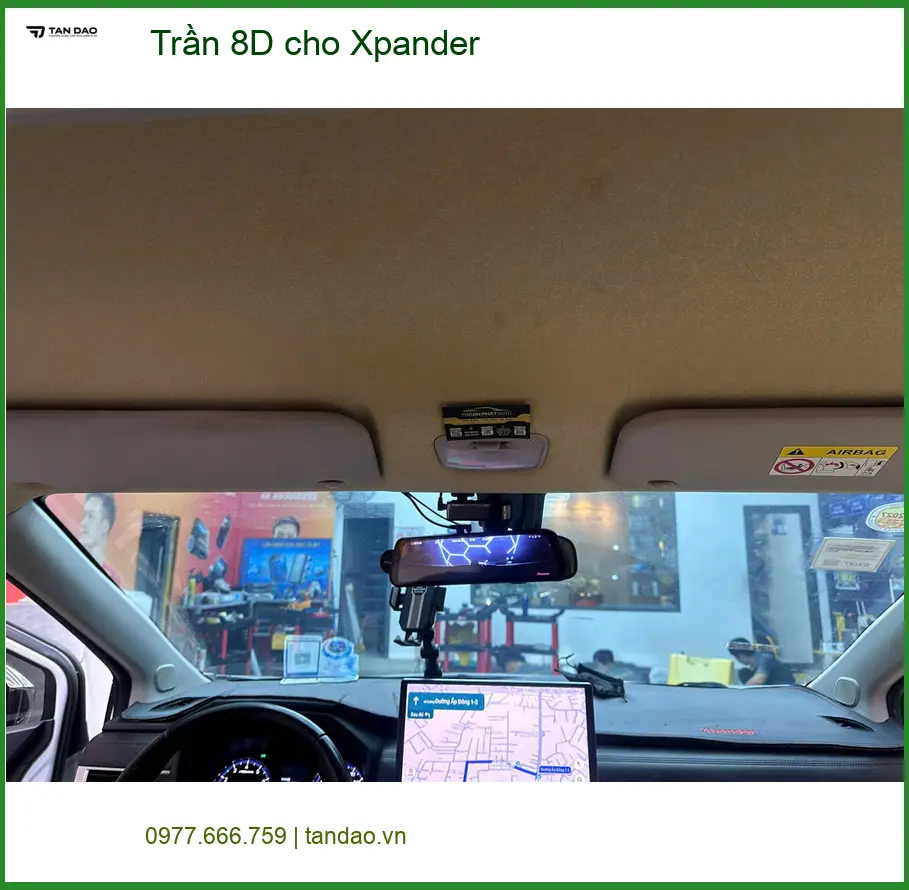 Anh Cường bọc Trần 8D cho Xpander ở Quận 2 để nội thất sang trọng hơn ảnh thực tế 3