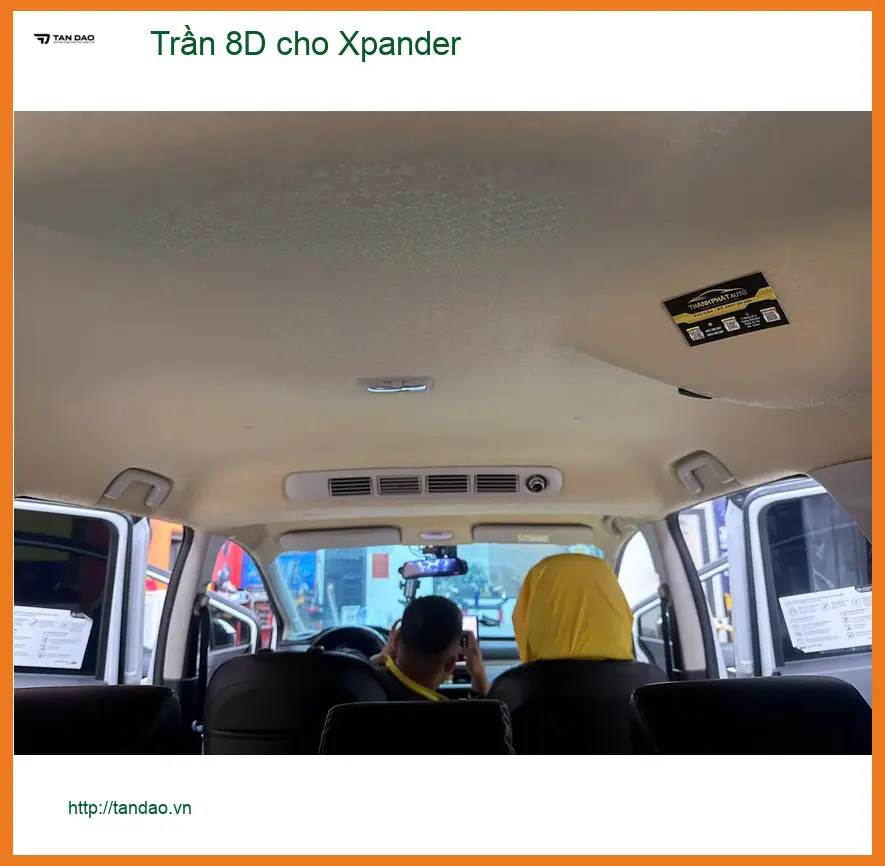 Anh Khải bọc Trần 8D cho Xpander tại Quận 12 để xe sang và cách âm tốt hơn ảnh thực tế 2