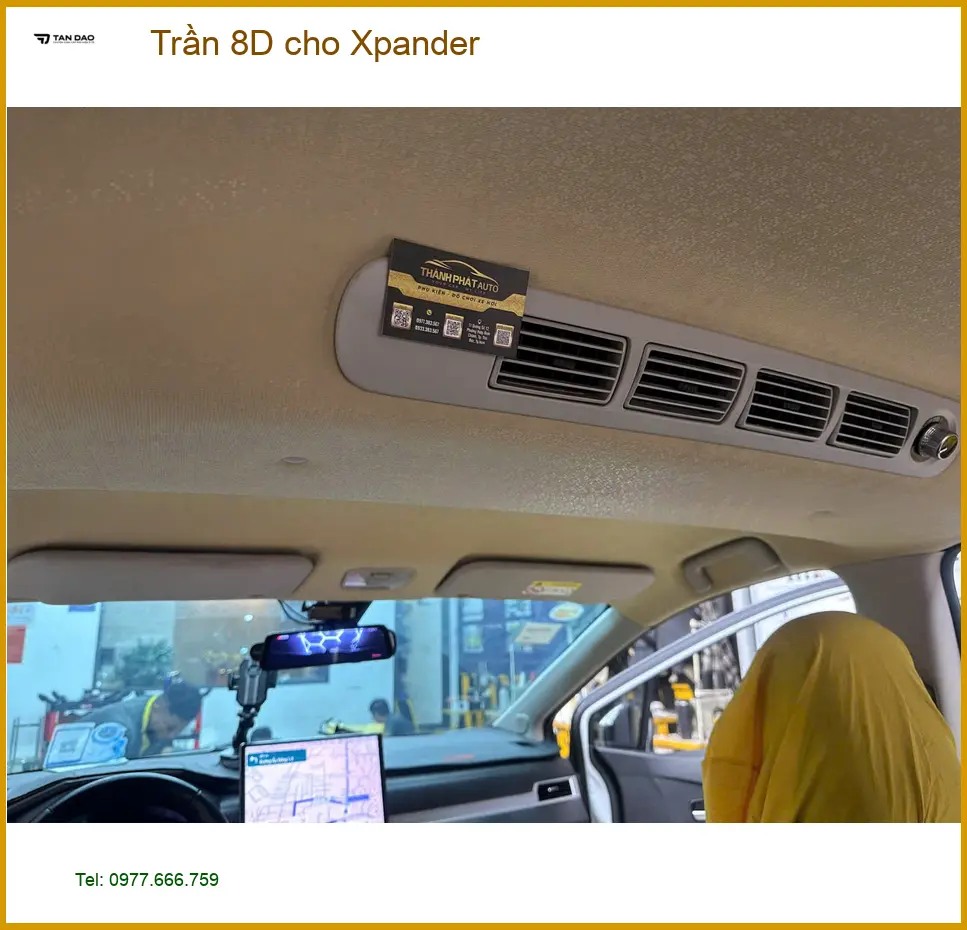 Anh Khải bọc Trần 8D cho Xpander tại Quận 12 để xe sang và cách âm tốt hơn ảnh thực tế 3