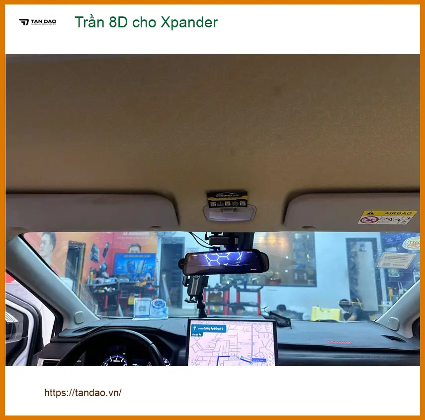 Anh Thắng lắp Trần 8D cho Xpander tại Quận 8 để nâng tầm nội thất xe ảnh thực tế 5
