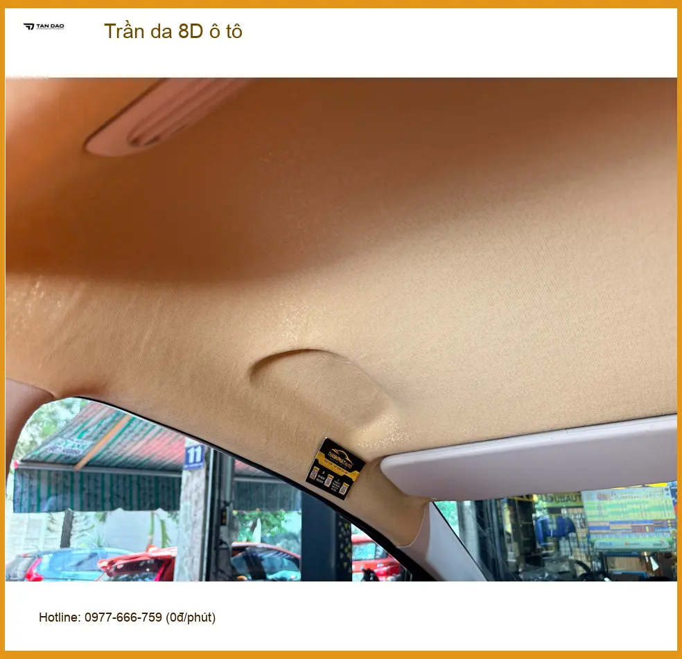 Anh Tấn bọc trần da 8D ô tô cho Ford Everest tại Quận Bình Tân. ảnh thực tế 5