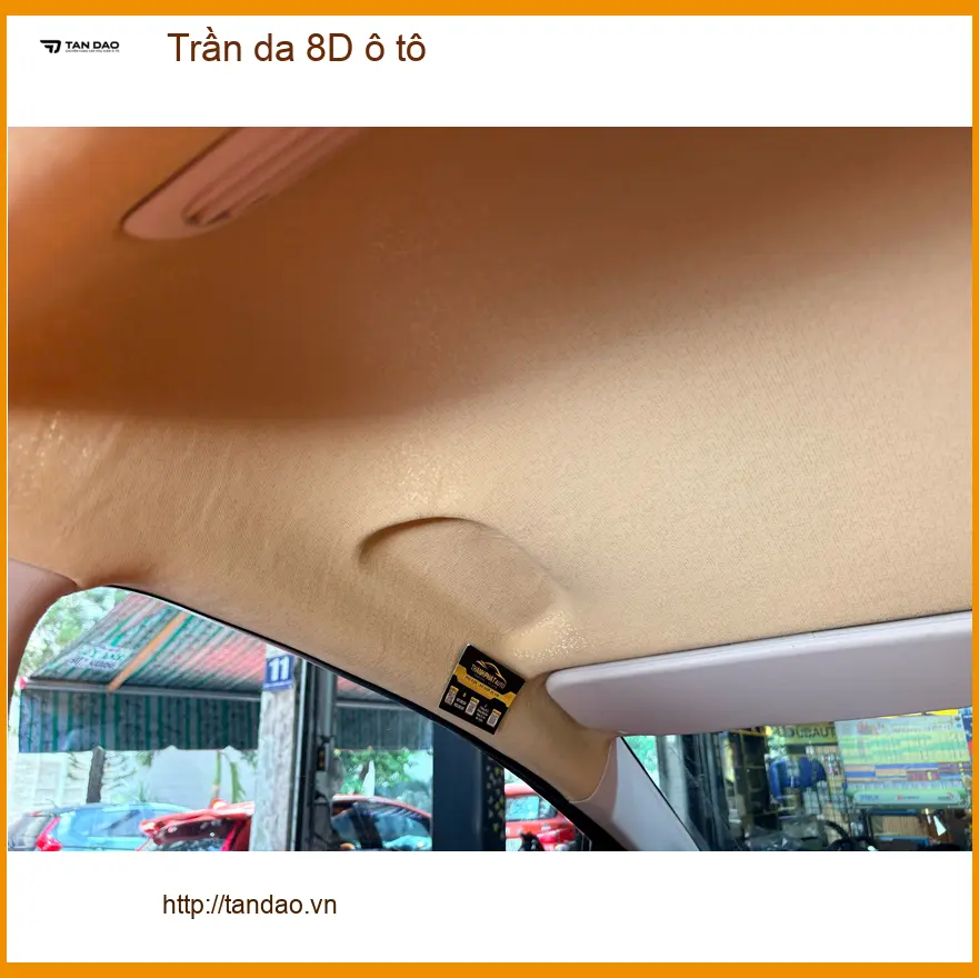 Anh Lâm bọc trần da 8D ô tô Toyota Vios tại Hóc Môn cho nội thất mới ảnh thực tế 4