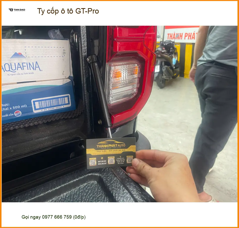 Anh Lâm lắp Ty cốp ô tô GT-Pro cho Toyota Fortuner tại Quận Bình Tân ảnh thực tế 2