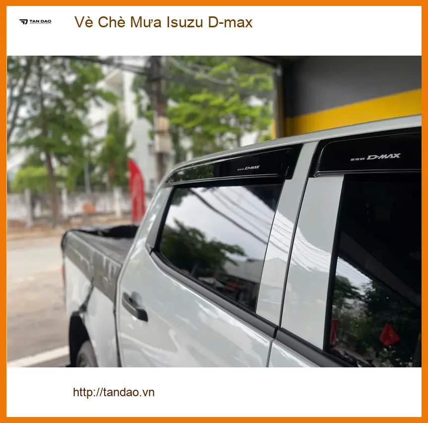 Anh Tấn lắp Vè Chè Mưa Isuzu D-max tại Quận 1 uy tín, giá tốt