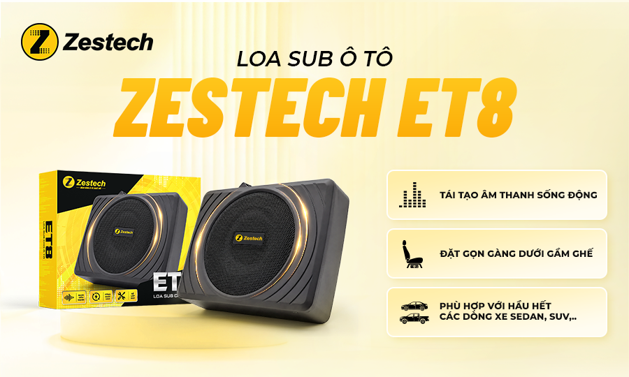 Loa Sub ET8 Zestech