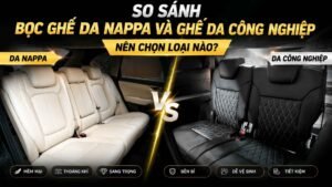 So sánh ghế da công nghiệp và ghế da nappa