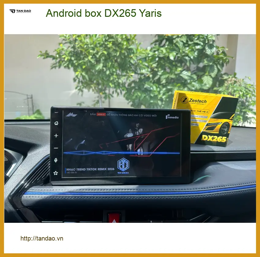 Anh Hoàng Việt nâng cấp Android box DX265 cho Toyota Yaris Quận 1 ảnh thực tế 5