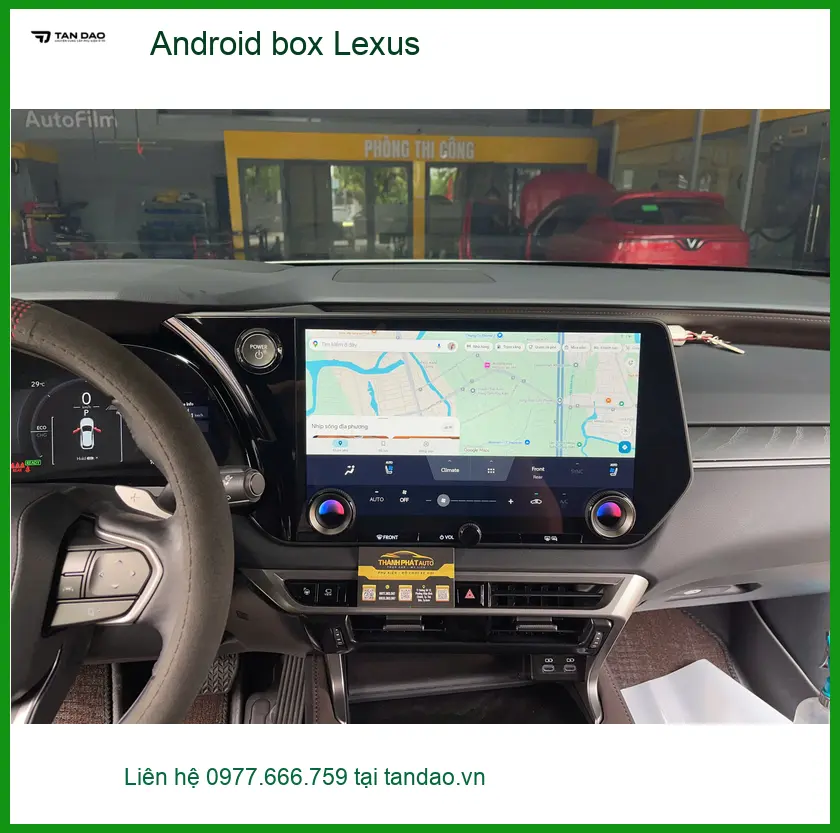 Anh Đăng lắp Android box Lexus RX350 tại Quận 12 để nâng cấp trải nghiệm giải trí ảnh thực tế 4