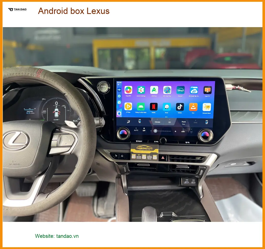 Anh Trọng lắp Android Box Lexus RX350 tại Quận Bình Thạnh để chuyến công tác không còn nhàm chán