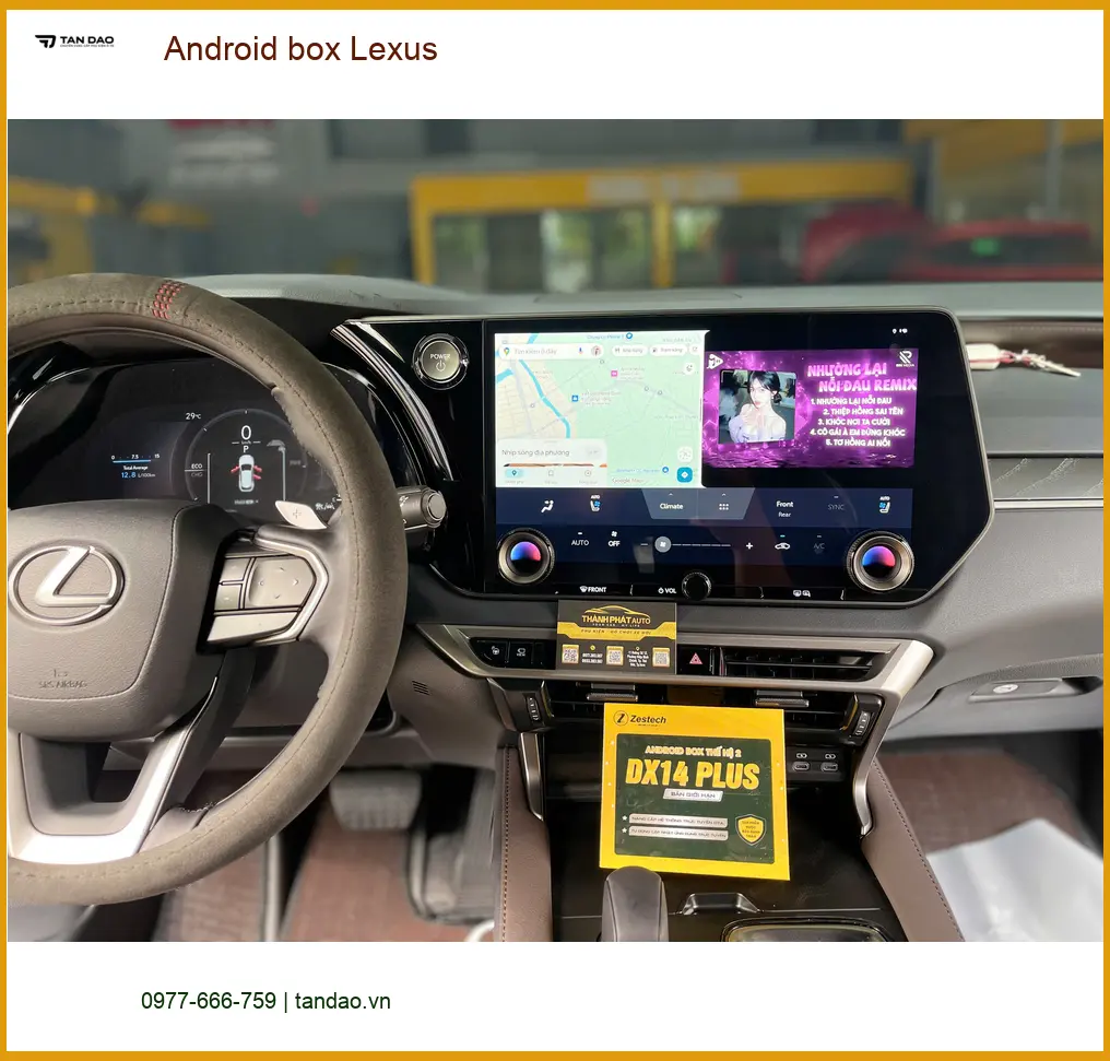 Anh Trọng lắp Android Box Lexus RX350 tại Quận Bình Thạnh để chuyến công tác không còn nhàm chán ảnh thực tế 4