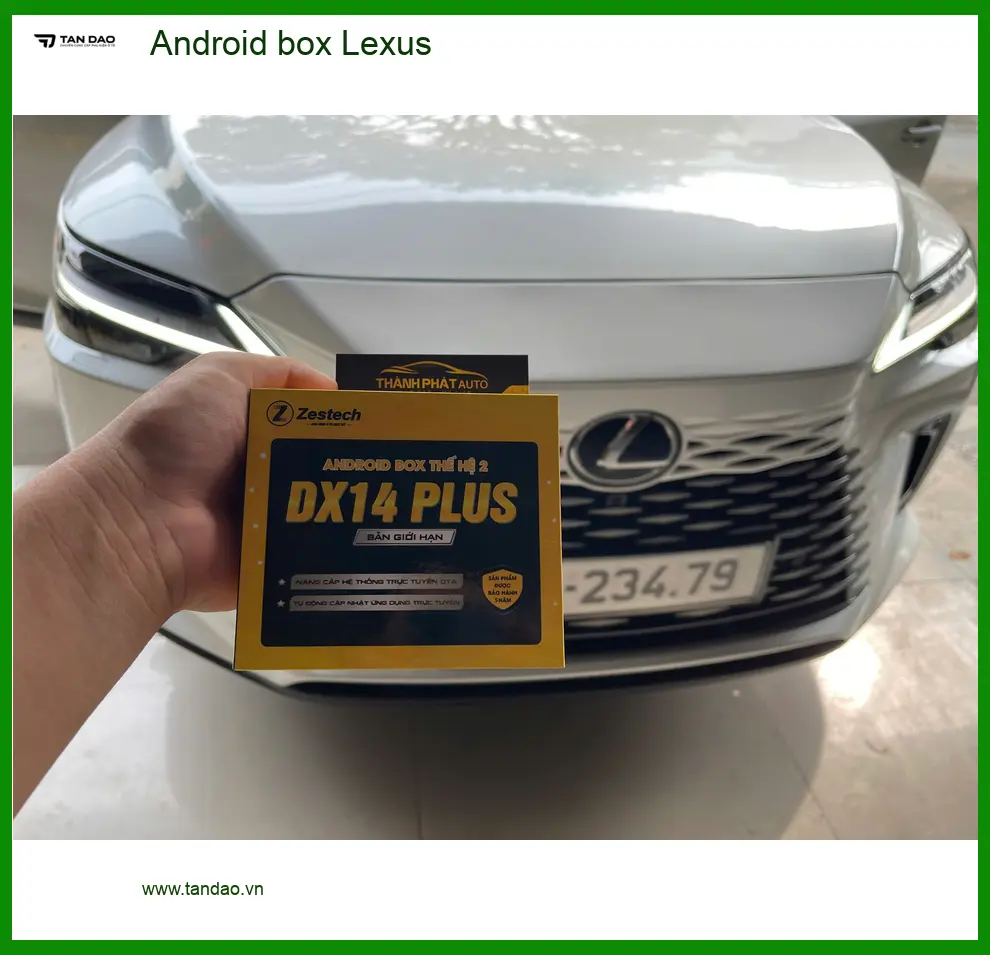 Anh Khải lắp Android box cho Lexus RX350 tại Bình Chánh để xem YouTube tiện lợi ảnh thực tế 2