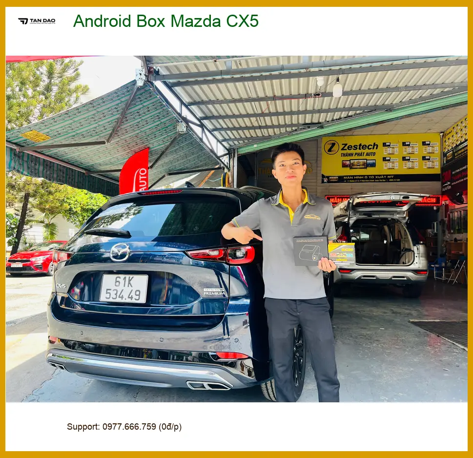 Anh Duy lắp Android Box Mazda CX5 tại Quận 12 để có trải nghiệm giải trí đa dạng hơn ảnh thực tế 4