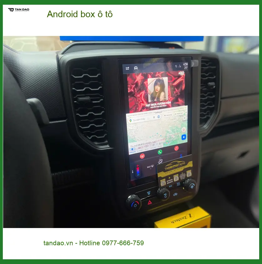 Anh Khải lắp Android box ô tô cho Ford Everest tại Quận 2 tiện lợi ảnh thực tế 2