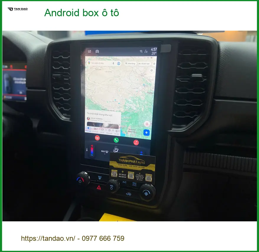Anh Khải lắp Android box ô tô cho Ford Everest tại Quận 2 tiện lợi ảnh thực tế 4