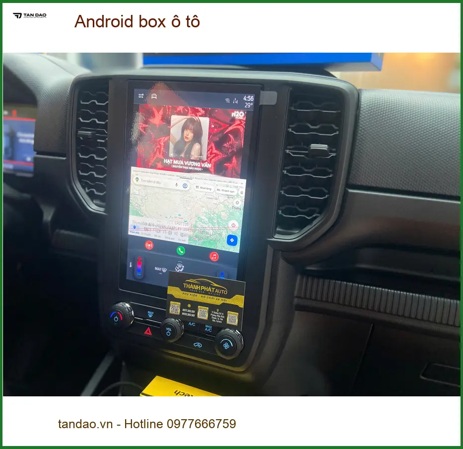 Anh Khải lắp Android box ô tô cho Ford Everest tại Quận 2 tiện lợi ảnh thực tế 5