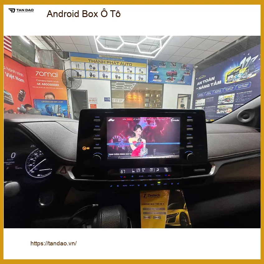 Anh Cường lắp Android Box Ô Tô Kia K3 tại Thủ Đức để tiện ích hơn ảnh thực tế 4