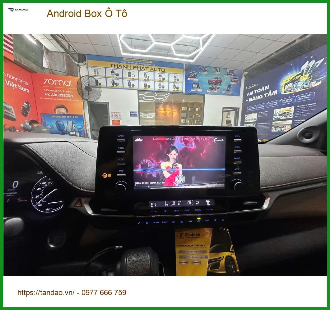 Anh Quý lắp Android Box Ô Tô cho Honda CRV tại Bình Tân tiện lợi