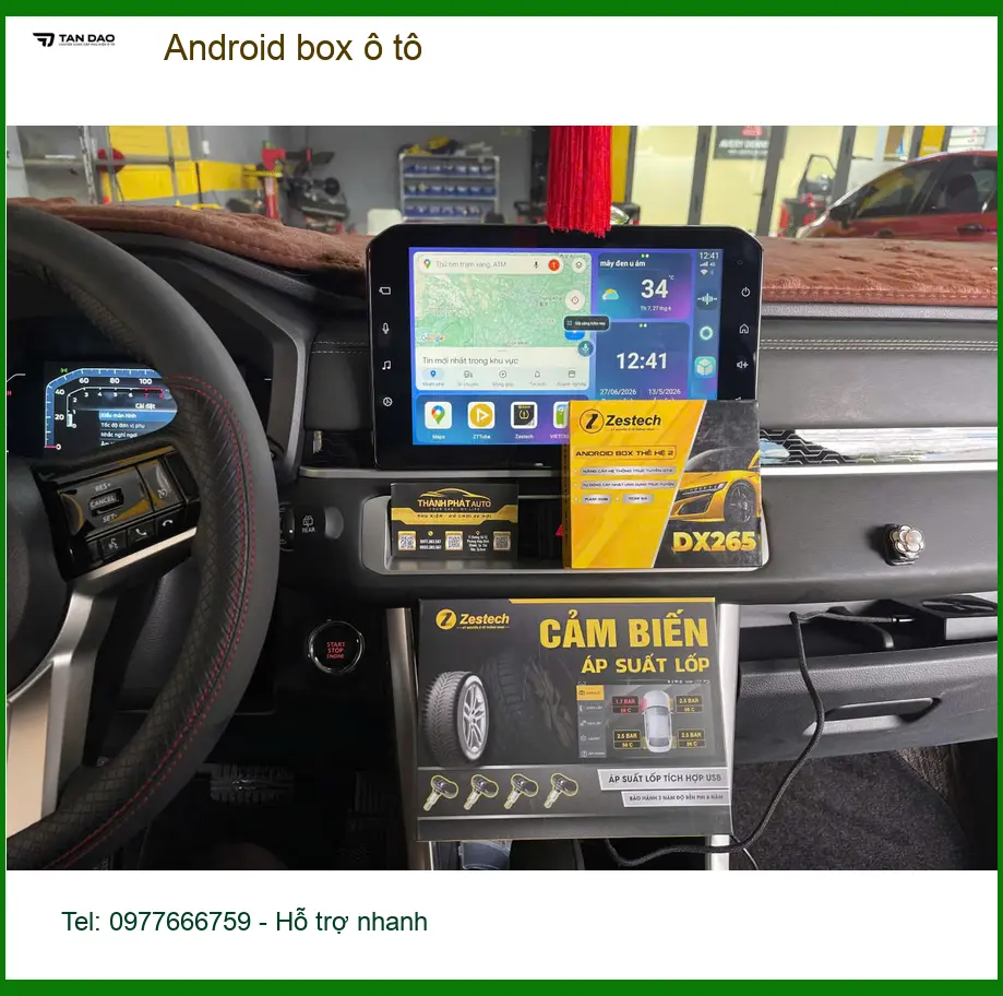 Anh Khải lắp Android box ô tô cho Hyundai Creta tại Hóc Môn giá tốt ảnh thực tế 3