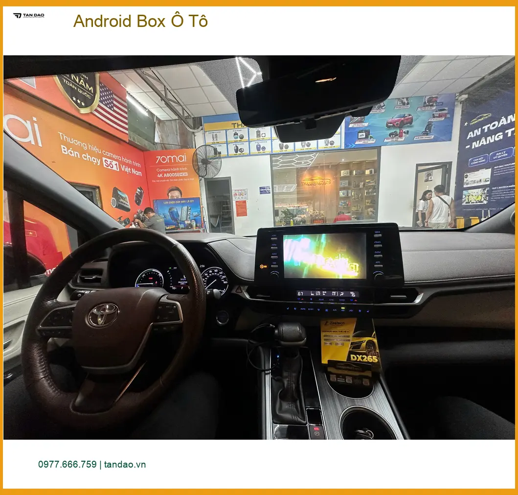 Anh Quý lắp Android Box Ô Tô cho Honda CRV tại Bình Tân tiện lợi ảnh thực tế 4
