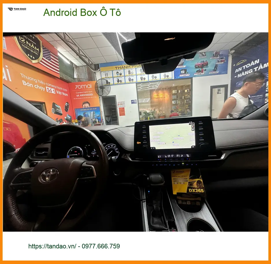 Anh Quý lắp Android Box Ô Tô cho Honda CRV tại Bình Tân tiện lợi ảnh thực tế 5