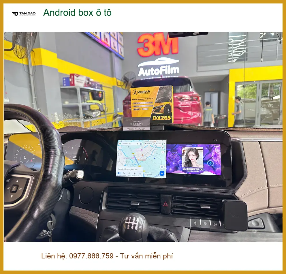 Anh Bình lắp Android box ô tô cho Ford Everest tại Quận 9 nâng cấp giải trí ảnh thực tế 3