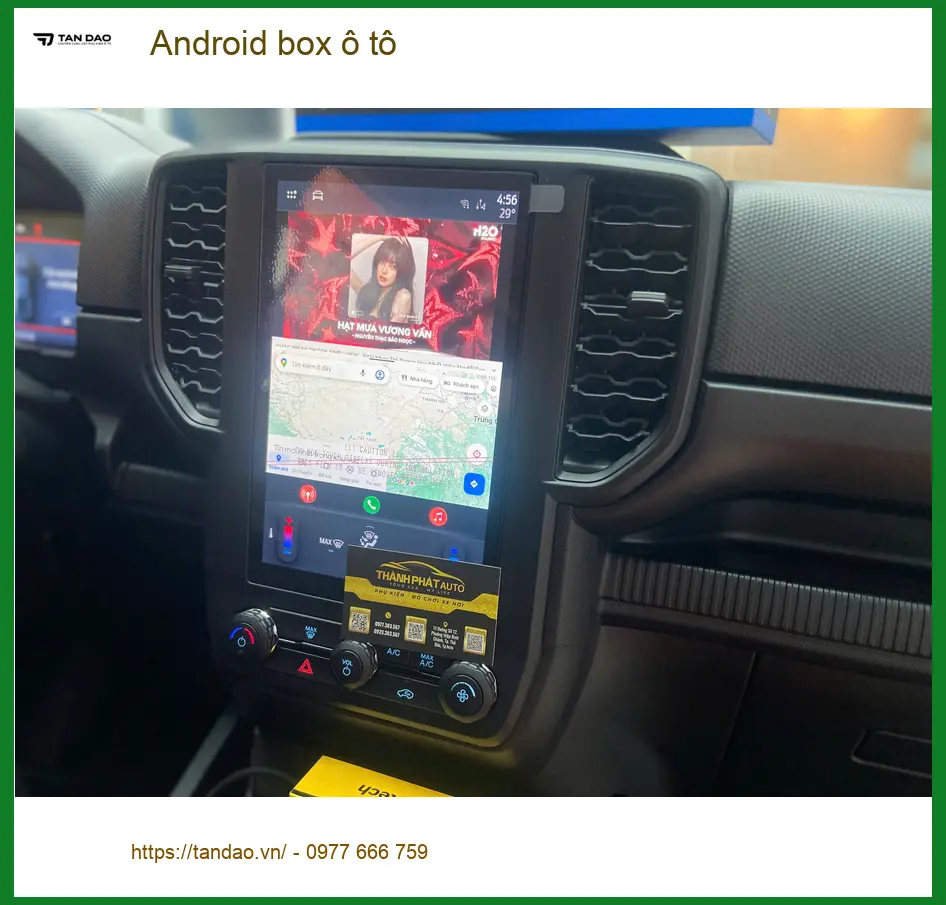 Anh Khang lắp Android box ô tô cho Hyundai Creta tại Quận Thủ Đức để giải trí tiện lợi