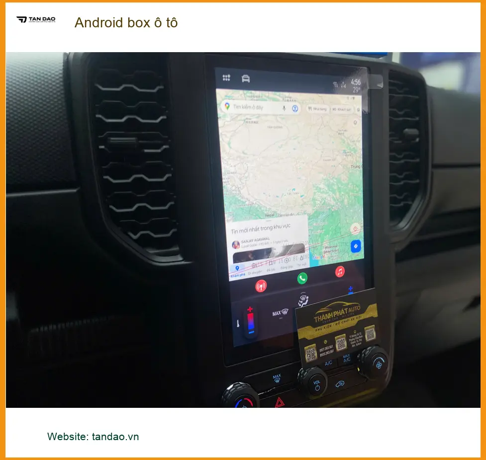 Anh Khang lắp Android box ô tô cho Hyundai Creta tại Quận Thủ Đức để giải trí tiện lợi ảnh thực tế 4