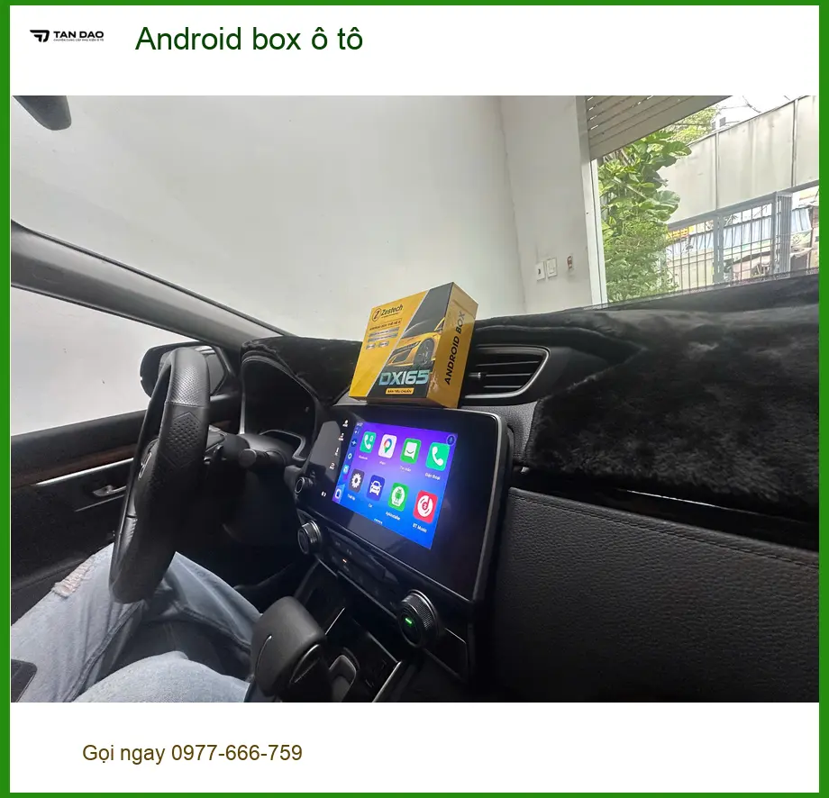 Anh Minh Khôi lắp Android box ô tô cho VinFast Lux A2.0 tại Quận 12 ảnh thực tế 3