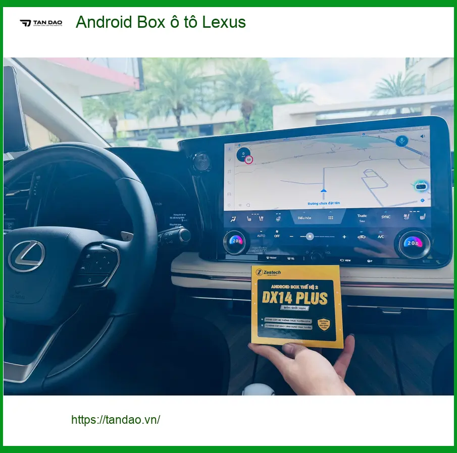 Anh Tùng lắp Android Box Lexus RX350 tại Củ Chi để giải trí trên xe ảnh thực tế 3