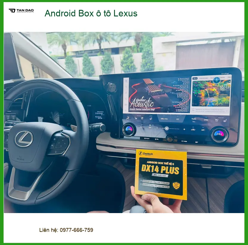 Anh Phong lắp Android Box ô tô Lexus ES300h tại Quận Tân Phú để nâng cấp giải trí ảnh thực tế 3