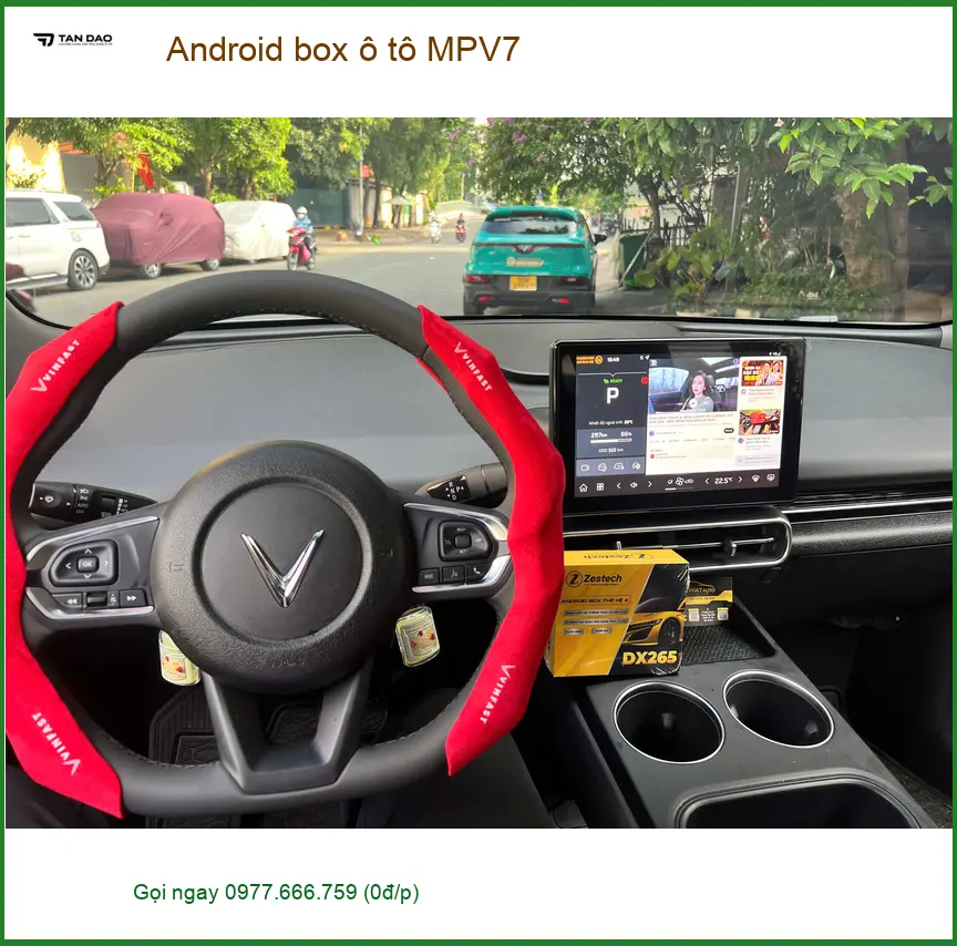 Chị Hoa lắp Android Box MPV7 cho Hyundai Creta ở Tân Bình xem YouTube. ảnh thực tế 4