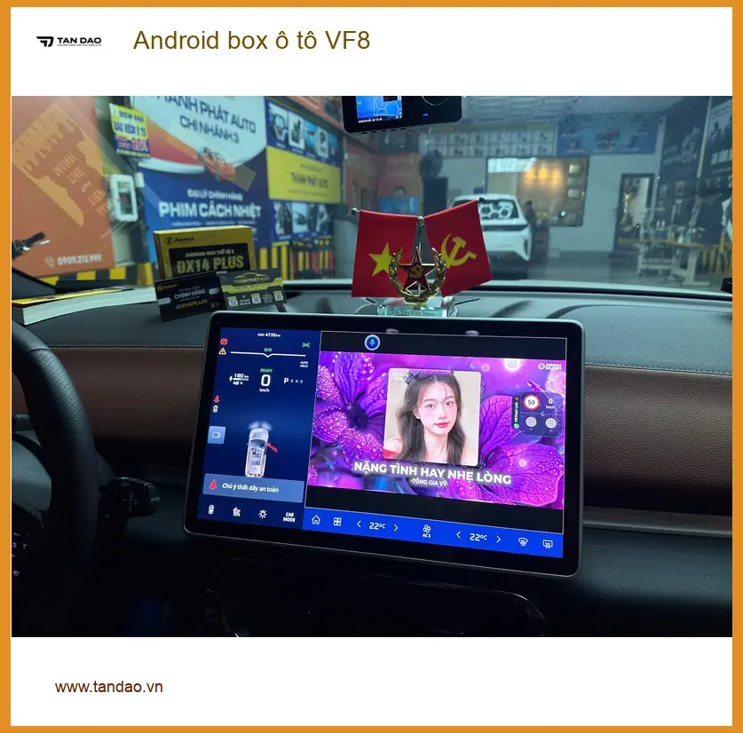 Anh Thành lắp Android box ô tô VF8 tại Nhà Bè để tiện xem phim ảnh thực tế 2