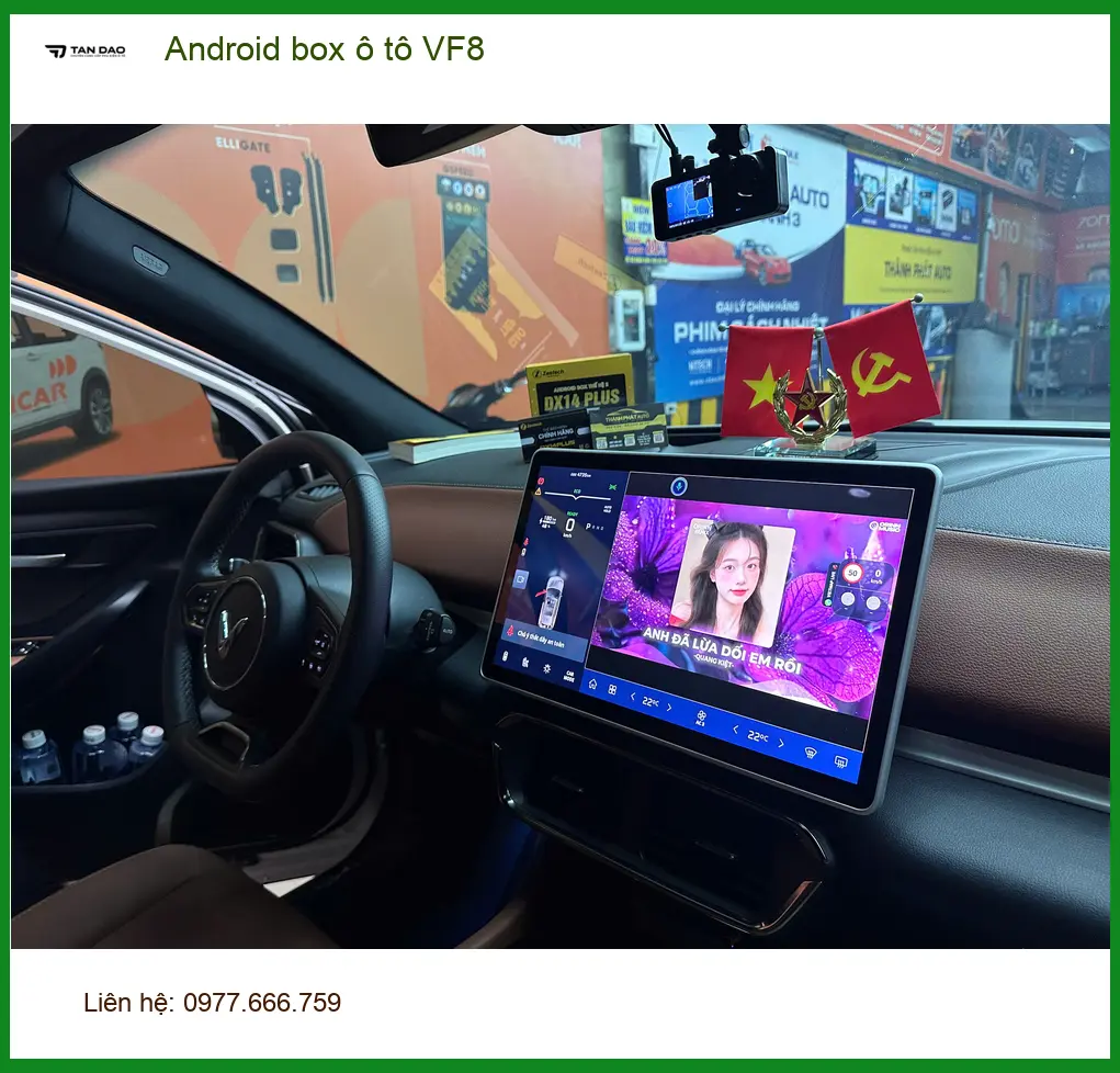 Anh Thành lắp Android box ô tô VF8 tại Nhà Bè để tiện xem phim ảnh thực tế 3