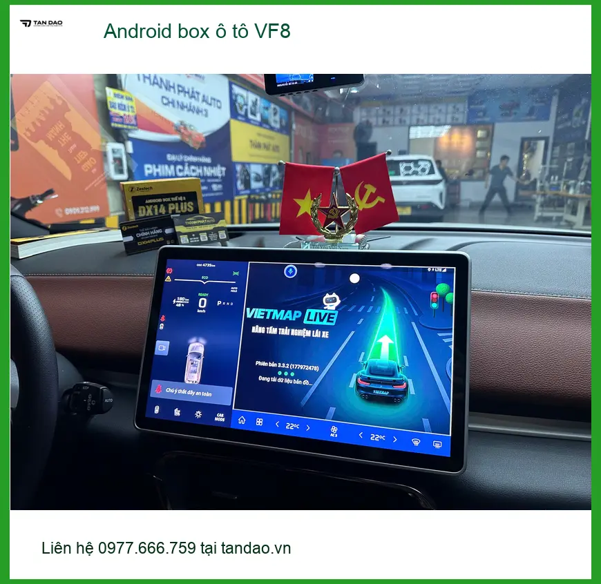 Anh Tùng lắp Android Box VinFast VF8 Quận Phú Nhuận xem YouTube mượt mà ảnh thực tế 3