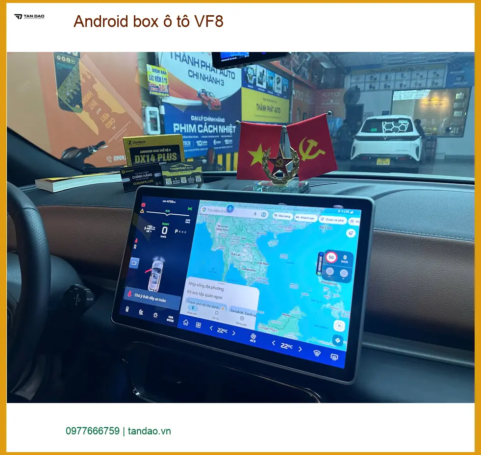 Anh Tùng lắp Android Box VinFast VF8 Quận Phú Nhuận xem YouTube mượt mà ảnh thực tế 4